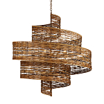 Люстра фактурная в виде спирали Enveloping Art варинант исполнения - 1 | Loft Concept в Уфе