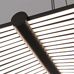 Люстра в виде распахнутых крыльев из тонких металлических планок Flight of Freedom варинант исполнения - 11 | Loft Concept в Уфе