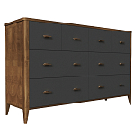 Комод из массива бука с 8-ю ящиками Tasteful Furniture варинант исполнения - 2 | Loft Concept в Уфе