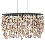 Люстра овальная с подвесками из устричных раковин Sea Ravens варинант исполнения - 3 | Loft Concept в Уфе