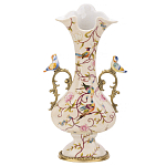 Ваза из фарфора с бронзовыми вставками Eden Garden варинант исполнения - 1 | Loft Concept в Уфе