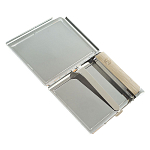 Портсигар на 10 сигарет с газовой зажигалкой из натурального камня Малахит Stone Cigarettes Cases варинант исполнения - 3 | Loft Concept в Уфе