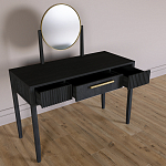 Туалетный Стол с зеркалом Primo Черный дуб варинант исполнения - 8 | Loft Concept в Уфе