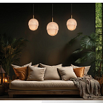 Подвесной светильник светодиодный с плафоном сферической формы Stone Helios варинант исполнения - 1 | Loft Concept в Уфе