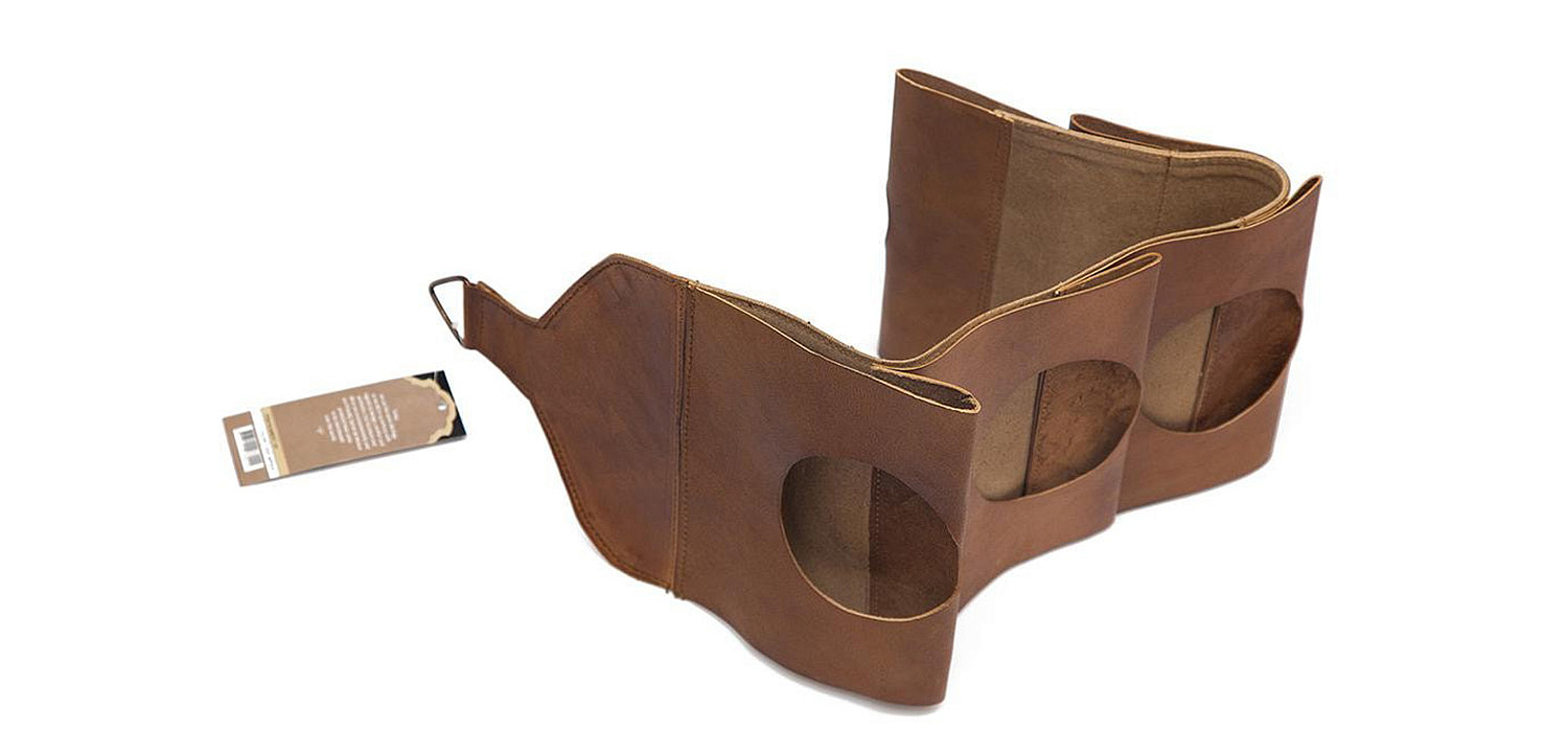 Бутылочница из кожи буйвола - Loft-Concept в Уфе