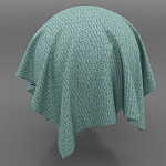 Мебельная ткань Шенилл бирюзовый цвет 142 см T4-61 варинант исполнения - 12 | Loft Concept в Уфе