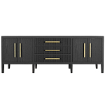 Большая VT-тумба Primo шпон Черный дуб варинант исполнения - 1 | Loft Concept в Уфе