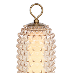 Настольная лампа с факутрным стеклянным плафоном Sonora варинант исполнения - 3 | Loft Concept в Уфе