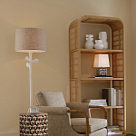 Настольная лампа с фигурным узором и трапециевидным абажуром Сonundrum варинант исполнения - 5 | Loft Concept в Уфе