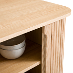 Длинный низкий буфет с 2-мя раздвижными дверцами Toinette Light Cupboard варинант исполнения - 13 | Loft Concept в Уфе