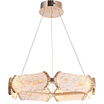 Люстра кольцевая с текстурным природным рисунком IceFlame варинант исполнения - 6 | Loft Concept в Уфе