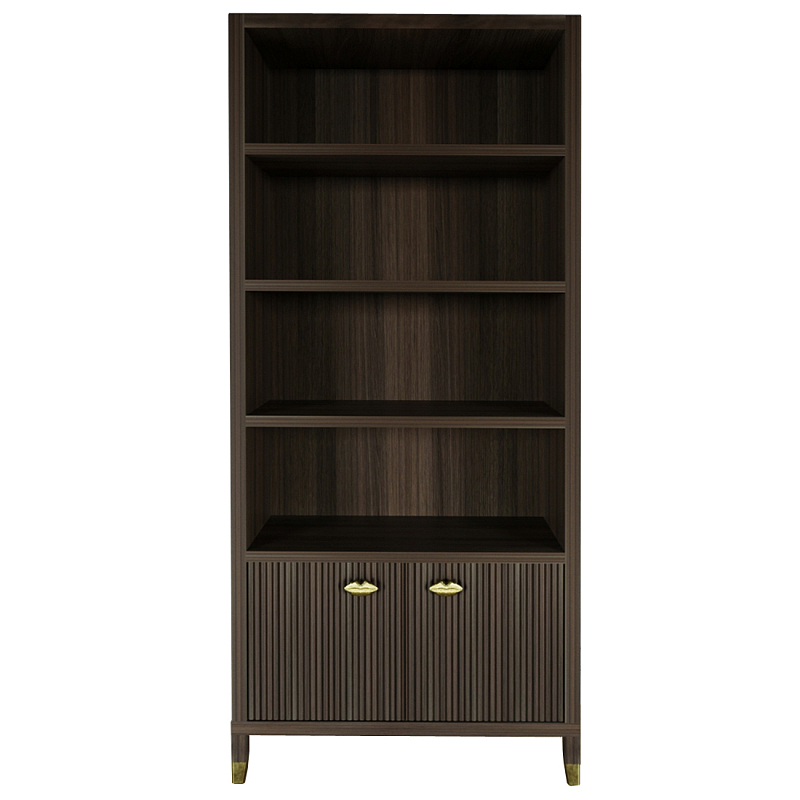 Книжный Стеллаж Elsa Dreams Walnut с задней стенкой Орех Золотой Книжный Стеллаж Elsa Dreams Walnut с задней стенкой Орех Золотой в Уфе | Loft Concept