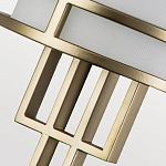 Бра с геометрическим каркасом и матовым белым цилиндрическим плафоном Feiss варинант исполнения - 3 | Loft Concept в Уфе