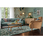 Кресло велюровое горчичного цвета Diaspro Mustard Armchair варинант исполнения - 7 | Loft Concept в Уфе