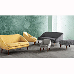 Кресло светло-бирюзовое с принтом Pauley Light Turquoise Armchair варинант исполнения - 7 | Loft Concept в Уфе