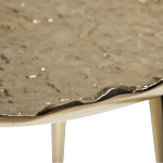 Столик журнальный металлический золотого цвета Modern Rethinking of Traditions варинант исполнения - 1 | Loft Concept в Уфе