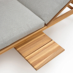 Садовый диван-трансофрмер Kate серый варинант исполнения - 3 | Loft Concept в Уфе