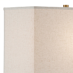 Настольная лампа с корпусом в форме кольца и прямоугольным абажуром French Ring варинант исполнения - 2 | Loft Concept в Уфе