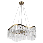 Люстра подвесная волнистой формы с хрустальными подвесками Ludivine Lighting варинант исполнения - 2 | Loft Concept в Уфе