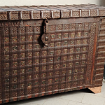 Большой Этнический сундук с металлическим декором  варинант исполнения - 2 | Loft Concept в Уфе