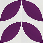 Дизайнерская плитка с узором Лепесток варинант исполнения - 1 | Loft Concept в Уфе