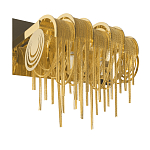 Бра с металлическими дугами и цепочками 33 см Atlantis Chain варинант исполнения - 7 | Loft Concept в Уфе