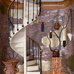 Обои ручная роспись Willow & Waves Original colourway on Edo painted Xuan paper with antiquing варинант исполнения - 3 | Loft Concept в Уфе