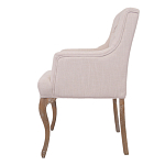 Кресло Mason Classical Armchair beige flax варинант исполнения - 1 | Loft Concept в Уфе