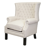 Кресло Charlie Armchair beige flax варинант исполнения - 3 | Loft Concept в Уфе