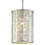 Подвесной светильник в форме цилиндра Speckled Mirror Plates варинант исполнения - 2 | Loft Concept в Уфе