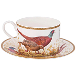 Чайная пара из фарфора 300 мл Hunting Porcelain Collection варинант исполнения - 1 | Loft Concept в Уфе