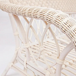 Комплект уличной мебели из ротанга Eloise белый варинант исполнения - 4 | Loft Concept в Уфе