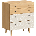 Комод с принтом на ящиках Elise Chest of Drawers варинант исполнения - 15 | Loft Concept в Уфе