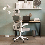 Кресло для компьютерного стола Easement Grey&White варинант исполнения - 10 | Loft Concept в Уфе