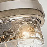 Потолочный светильник с прозрачным стеклянным плафоном с эффектом пузырьков Kichler варинант исполнения - 2 | Loft Concept в Уфе