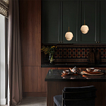 Подвесной светильник из белого алебастра Cryptocrystalline Stone варинант исполнения - 8 | Loft Concept в Уфе