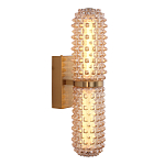 Бра с факутрным стеклянным плафоном Шампань Sonora варинант исполнения - 1 | Loft Concept в Уфе