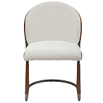 Стул мягкий с обивкой из рогожки и экокожи Contrasting Performance варинант исполнения - 1 | Loft Concept в Уфе