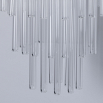 Бра с круглым основанием и длинными прозрачныи стеклянными трубками Nembus варинант исполнения - 7 | Loft Concept в Уфе