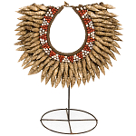 Этническое ожерелье из ракушек на подставке Ethnic Necklace Sharp Shells варинант исполнения - 1 | Loft Concept в Уфе