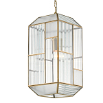 Подвесной светильник с рельефным стеклом Embossed Glass варинант исполнения - 2 | Loft Concept в Уфе