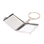 Зеркало брелок складное двухстороннее из натурального камня Оникс Silver Stone Mirrors варинант исполнения - 6 | Loft Concept в Уфе