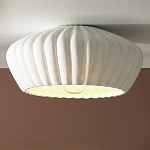 Потолочный светильник керамический Ceramic Embossed Lamp варинант исполнения - 2 | Loft Concept в Уфе