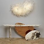 Консоль в виде овальных элементов Jinye console варинант исполнения - 3 | Loft Concept в Уфе