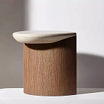 Дизайнерский журнальный стол полукруглой формы Pokun варинант исполнения - 2 | Loft Concept в Уфе