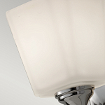 Бра для ванных комнат с белым матовым плафоном квадратной формы на основании цвета хром Feiss варинант исполнения - 5 | Loft Concept в Уфе