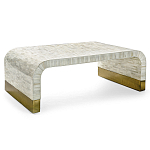 Стол журнальный Белый  BONE INLAY SIDE TABLE-Cream варинант исполнения - 4 | Loft Concept в Уфе