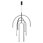 Люстра подвесная с дугообразными изогнутыми элементами Luke Lampco Tracer Lamp варинант исполнения - 2 | Loft Concept в Уфе