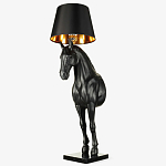 Horse Statue Floor Lamp Большой светильник Черная Лошадь варинант исполнения - 6 | Loft Concept в Уфе