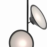 Торшер черный с 2-мя большими лампами Black Diffusers варинант исполнения - 1 | Loft Concept в Уфе